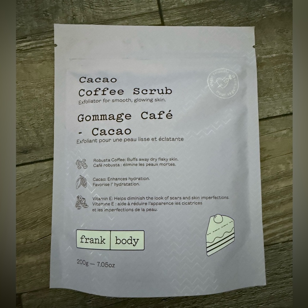 Frank Body Cacao Coffee Scrub - NEW, UNOPENED
